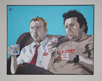 Shaun of the Dead Sofa scene