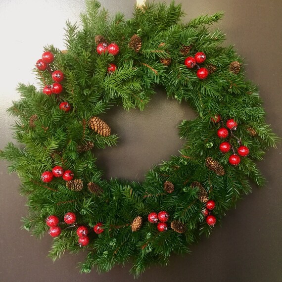 items similar to evergreen wreath artificial christmas items similar to evergreen wreath artificial christmas