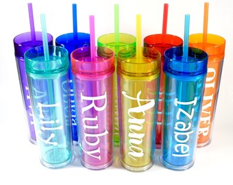 Personalized Tumbler, Skinny Tumbler, Custom Name Tumbler, Bridesmaid Tumbler, Tumblers, Teacher Gift, Custom Name Tumbler