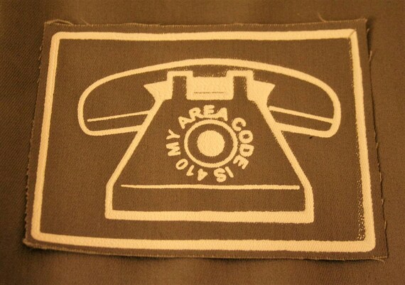 items-similar-to-grey-white-my-area-code-is-410-telephone-patch-on-etsy