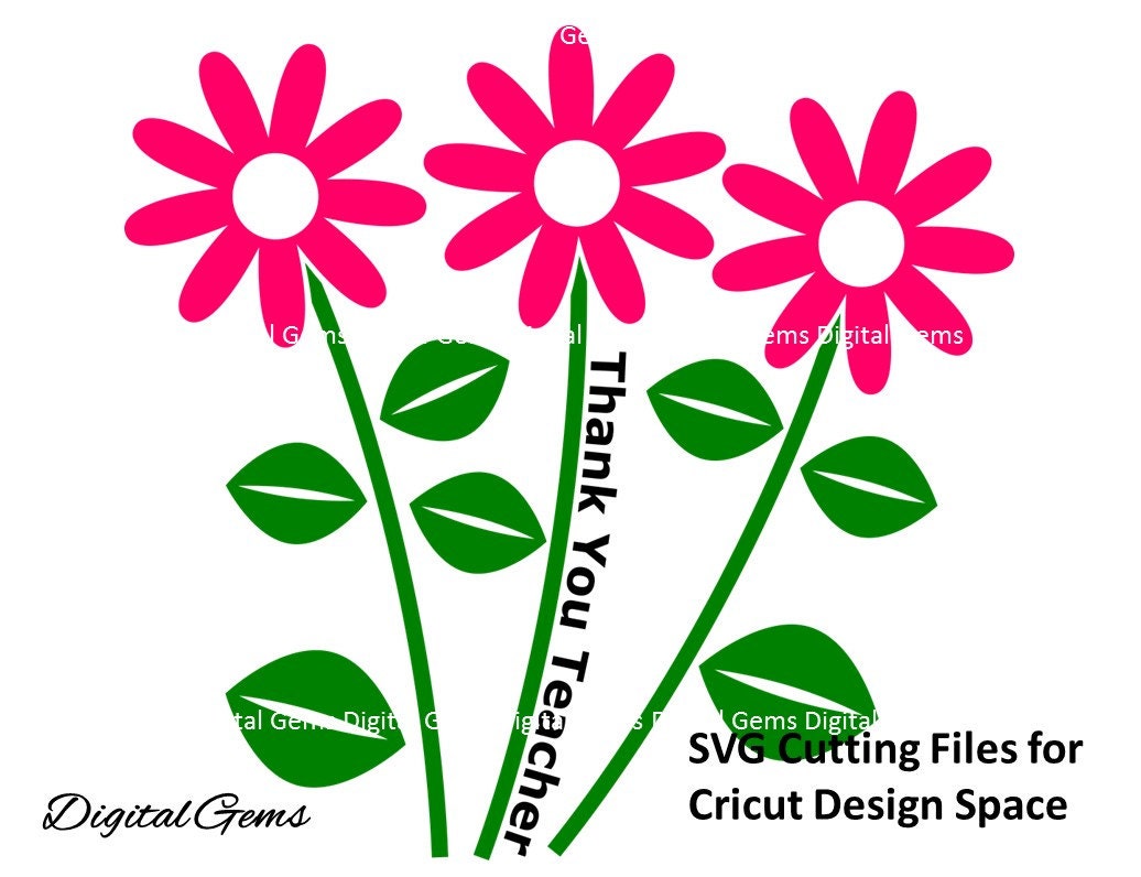 Download Thank You Teacher SVG Cutting Files For Cricut by DigitalGems