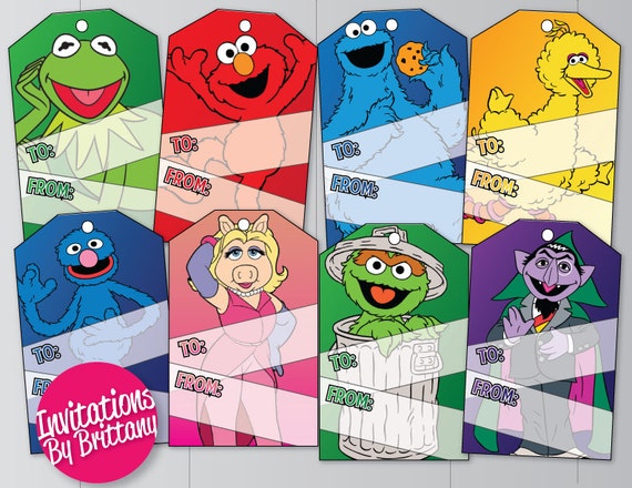 Digital Download Printable Sesame Street by BrittanyzPrintShop