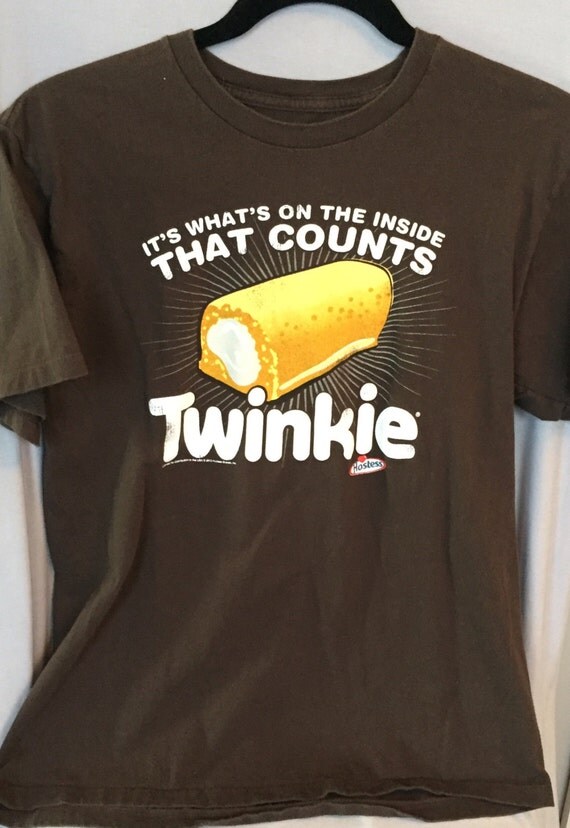 Vintage tshirt Twinkie Hostess Ex Cond Size M Brown Tshirt