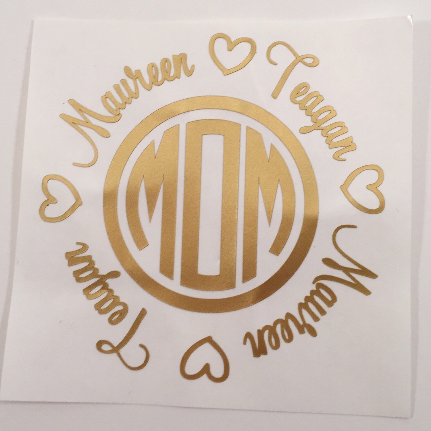 Mom Monogram Momogram Decal Cheap Mother&rsquo;s Day Gift