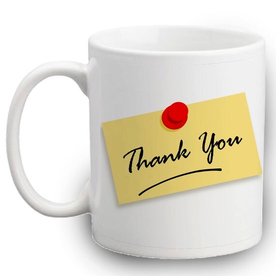 Thank You Mug Thanks Gifts Special Thank You Mugs by LulahBlu