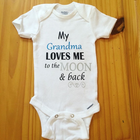 Grandma Onesie Custom Onesie Baby Girl by HannasHandmadeHobby