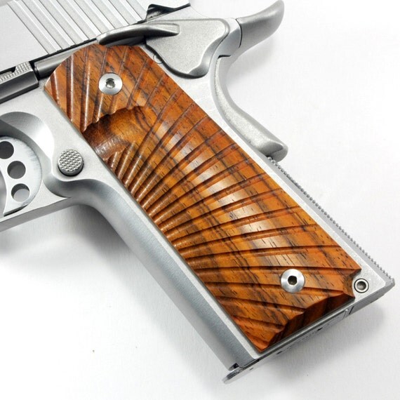 1911 Custom Pistol Grips Cocobolo Full Size Government