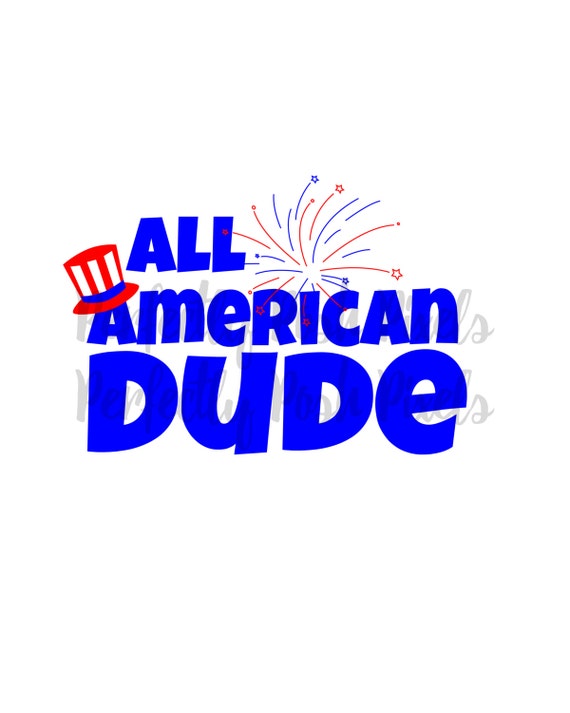 Download SVG USA All American Dude 4th of July SVG by ...