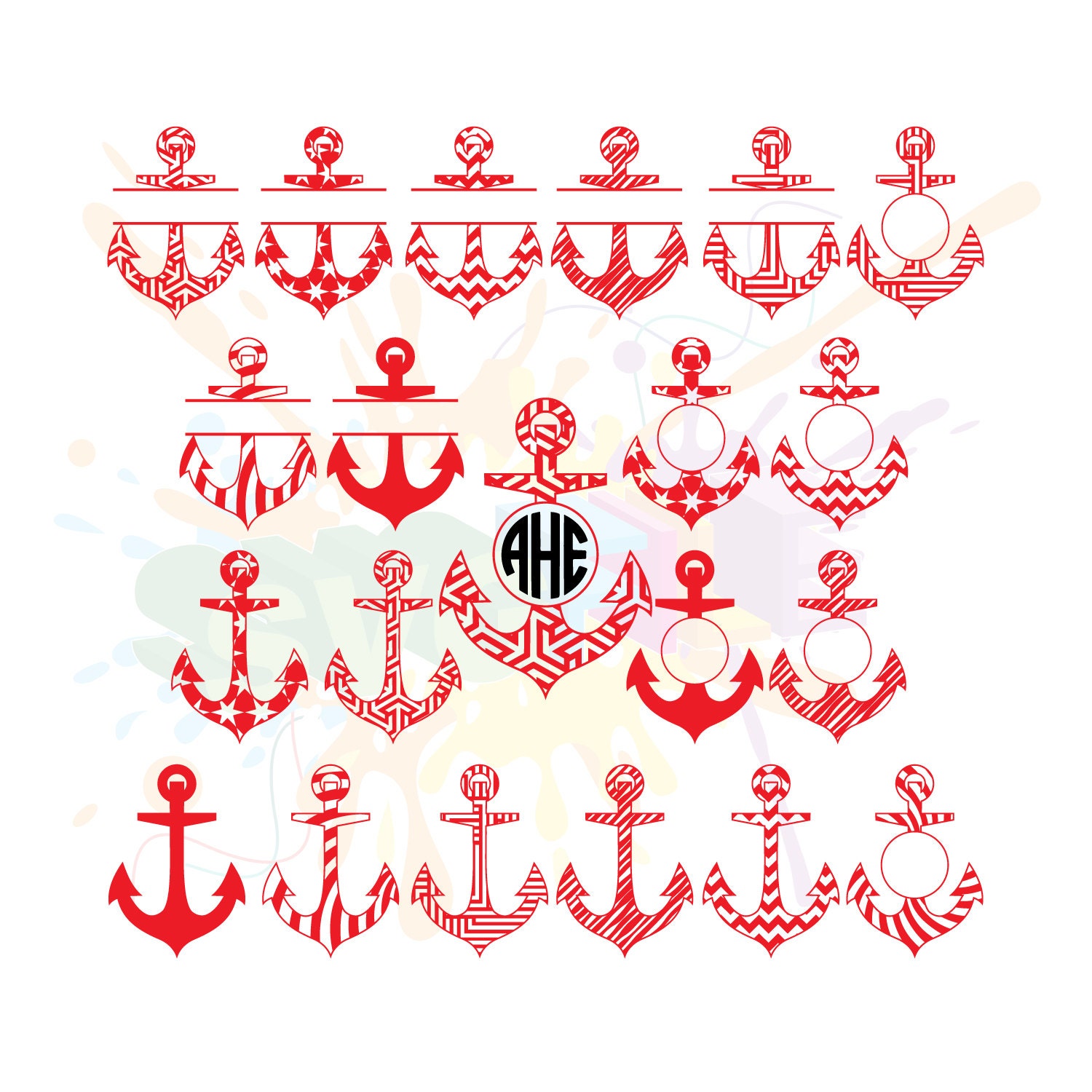 Download Nautical SVG Files for Cutting Cricut Anchor Designs SVG