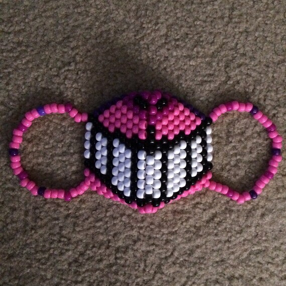 Cheshire Cat Kandi Mask by kandinationco on Etsy