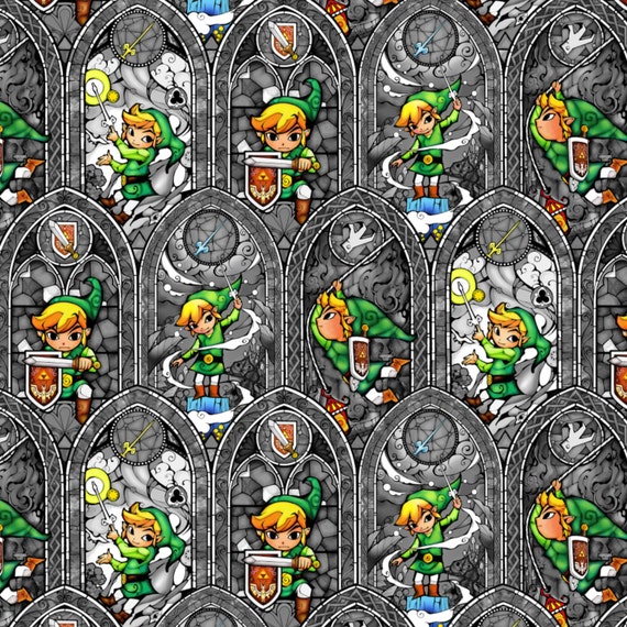 New Arrival Legend of Zelda Cotton Fabric. BTY.