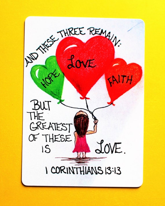 Scripture Doodle Mini Memory Verse Card of Encouragement/1