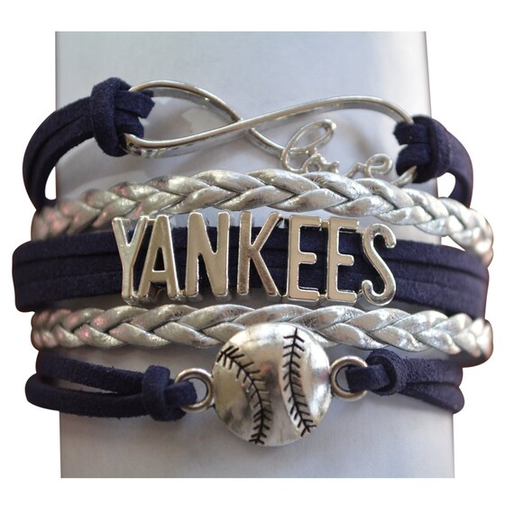 New York Yankees Bracelet NY Yankees by MyInfinityCollection