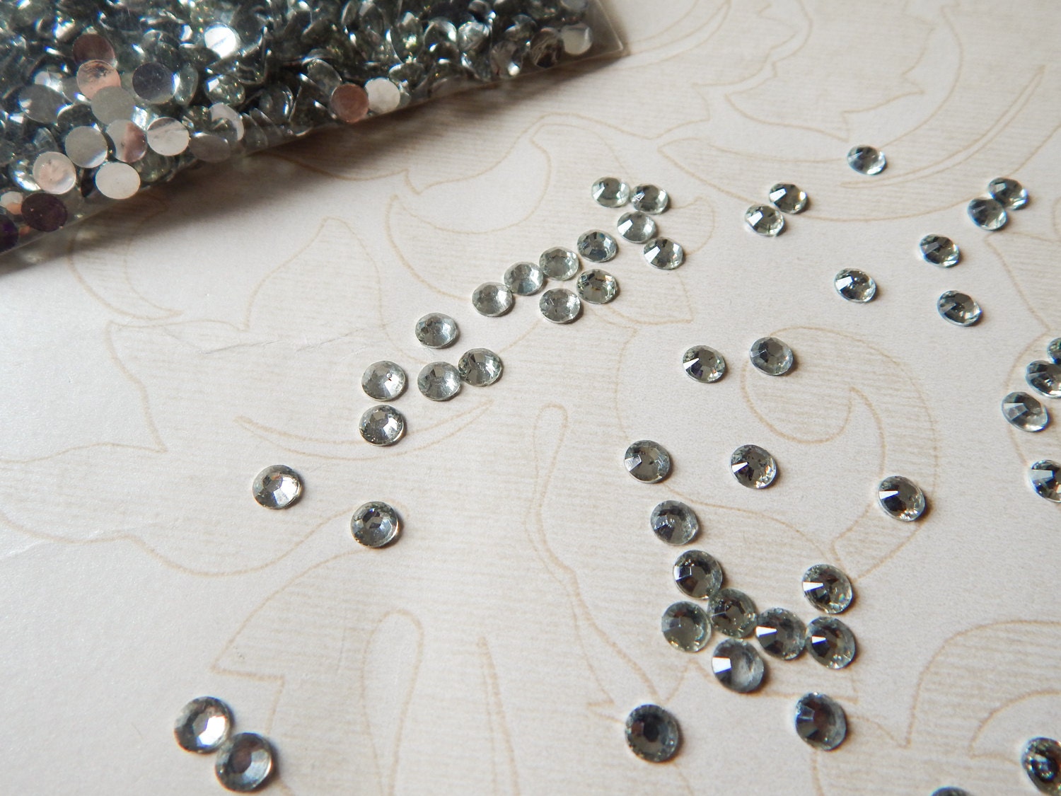 Loose Rhinestones 5mm Rhinestones Clear Crystals Bridal