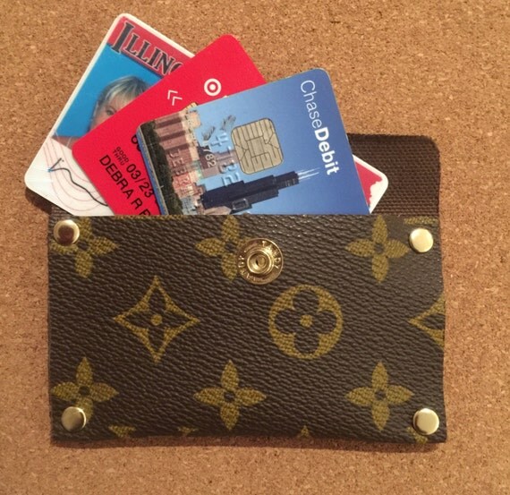 Credit card/ID/Business card case from Louis Vuitton canvas 4