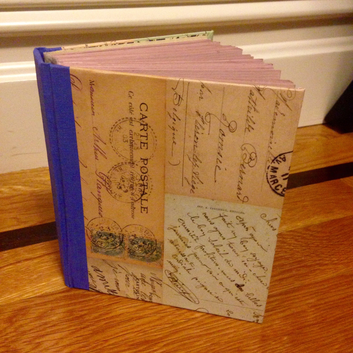 Postcard Handmade Journal by OurHopeIsHereUSA on Etsy