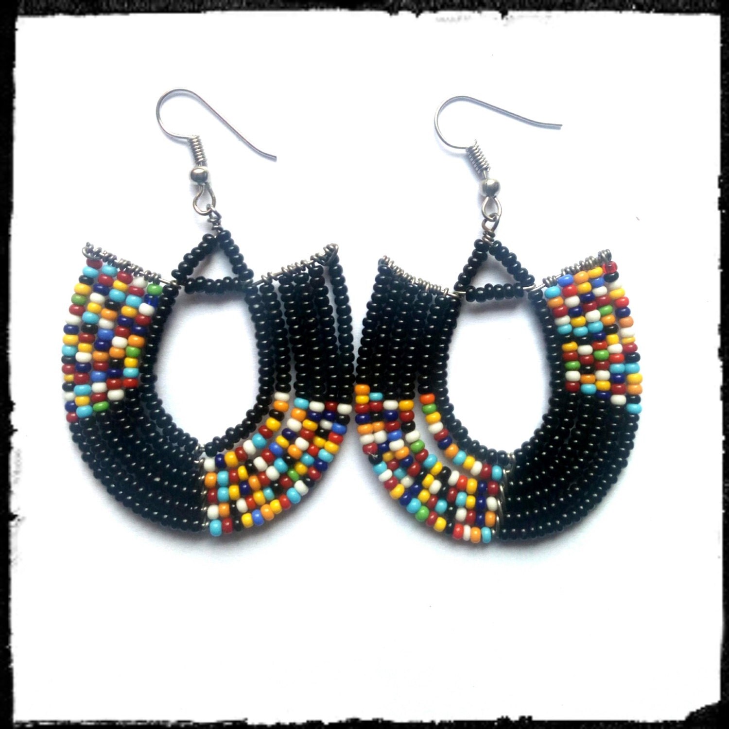 Maasai Earrings African earrings Kenyan earrings Masai