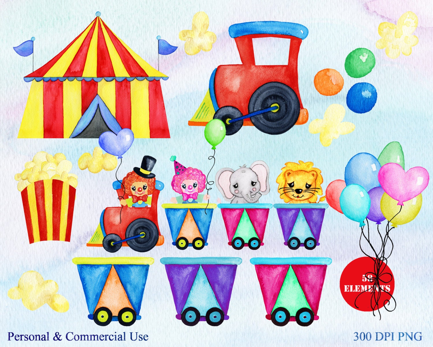 free clipart circus train - photo #43
