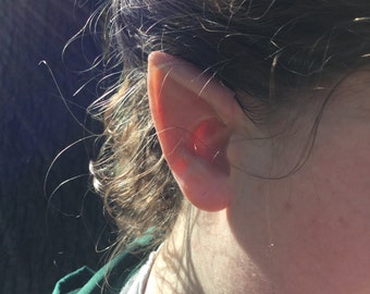 Elf Ear tips molded in silicone longer lasting and lifelike, several stock skintones