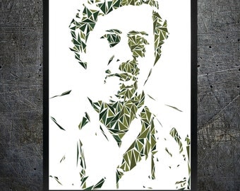 Escobar Wall Art Escobar Nursery Escobar Gift for Him Escobar Wall Décor Escobar Wall Décor Fans Room Wall Art Escobar Gifts Art