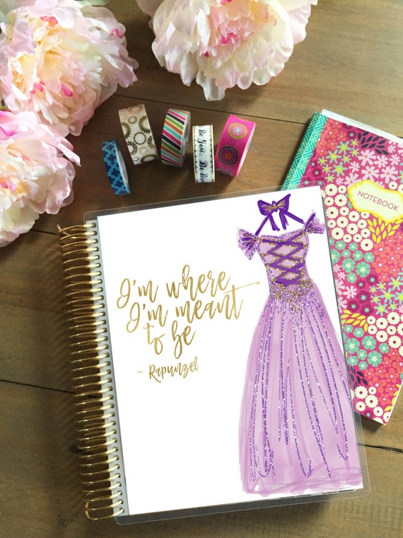 Disney Princess Planner Cover Erin Condren & by StylishPlanner