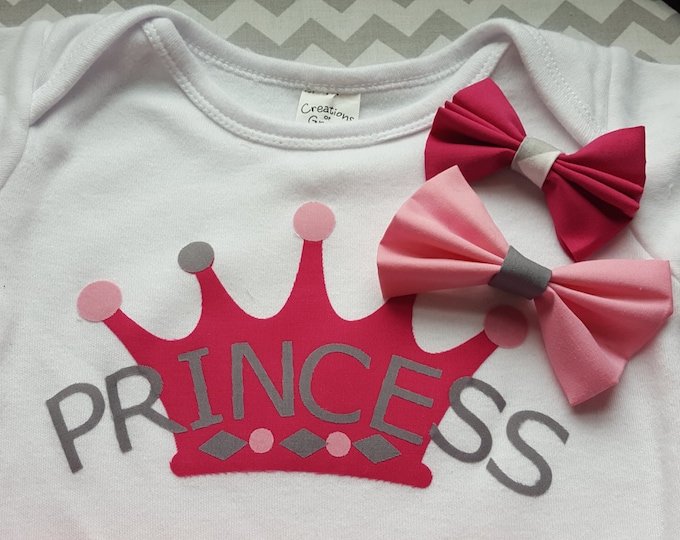 Pink and Grey Princess Tutu Set