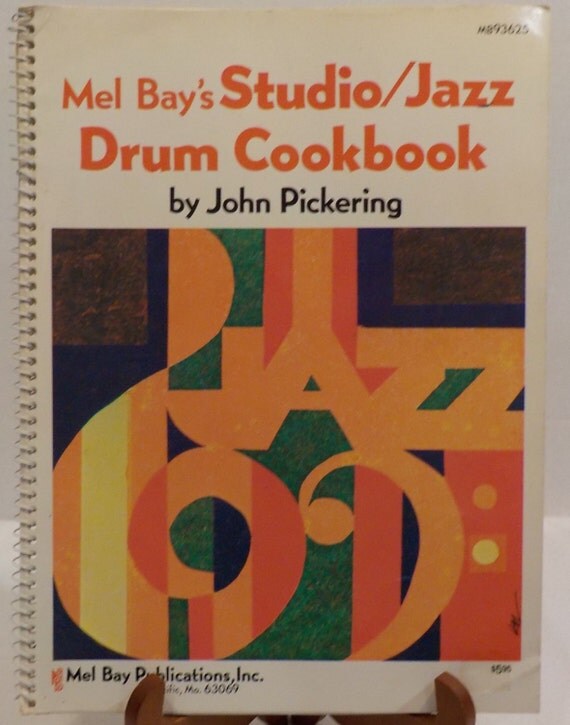 Mel bays Studio Jazz Drum Cookbook Music Book Lessons