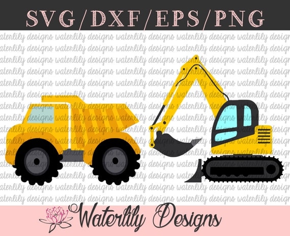 Construction SVG Cut File Instant Download Dump Truck