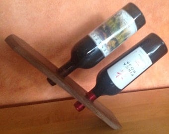 gifts for him,wine holder, floating wine rack