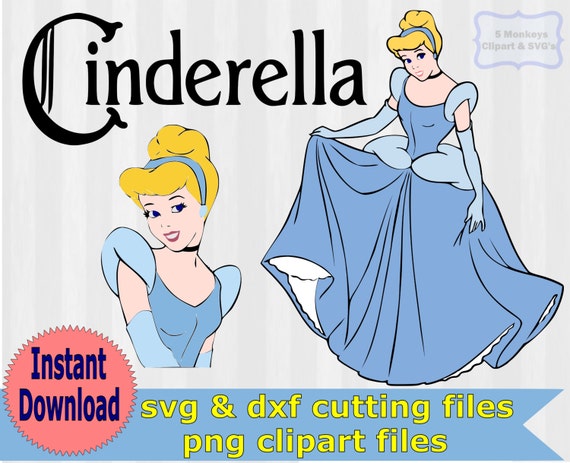 Cinderella SVG Cinderella clipart Cinderella by 5StarClipart