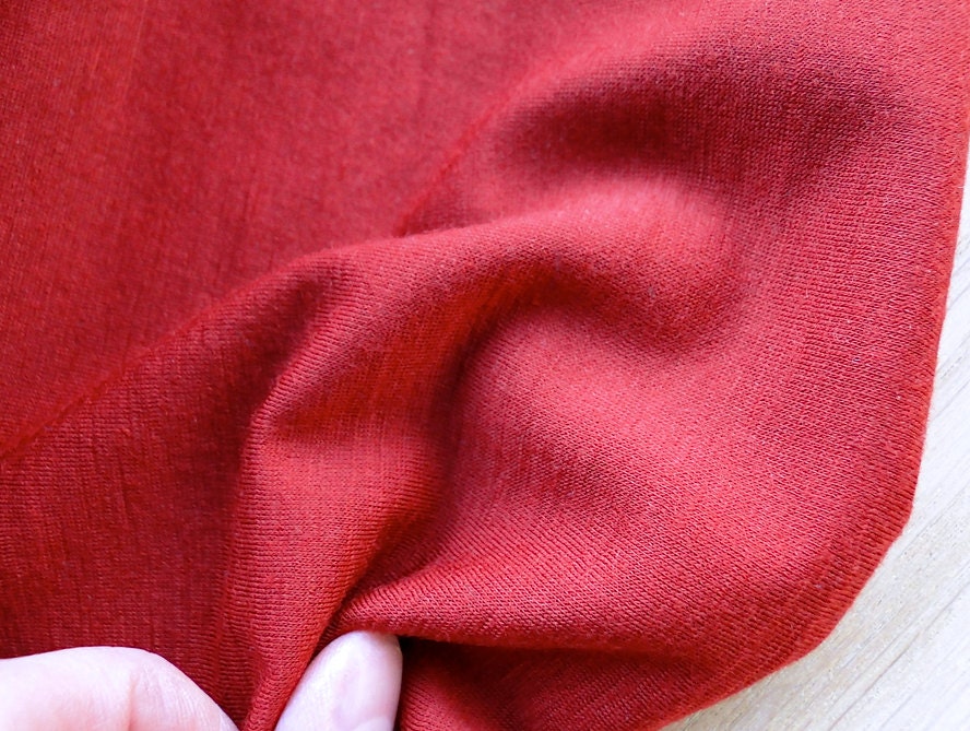 Merino wool fabric SOLD BY 1 YARD knit fabric wool jersey
