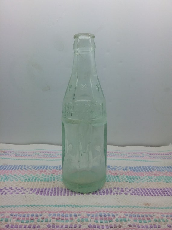 Items similar to Rare Vintage Soda Water Bottle Property of Coca Cola
