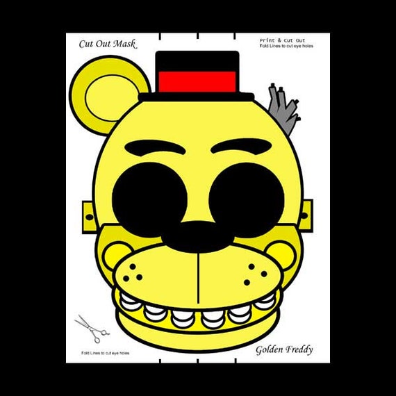 Mask FNAF Party Favors Birthday Parties Halloween Fun