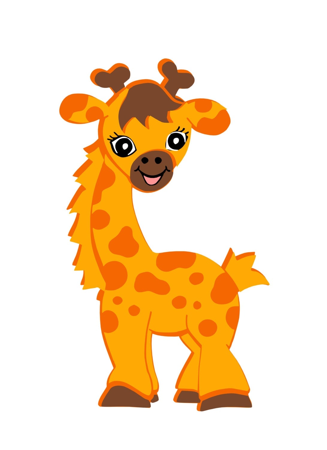 Download Baby Giraffe SVG Instant Download Baby Giraffe Printable