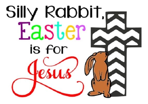 Items similar to Silly Rabbit//Easter SVG//Jesus//Christian SVG//Easter