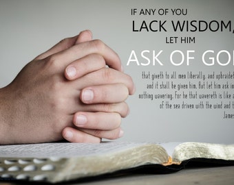 2017 "Ask of God" POSTER - Hands - Young Men/Women - LDS