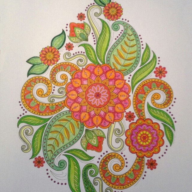 Adult Colouring Pages and Hand Drawn Prints by DreamStateStudio