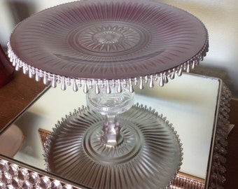 Vintage Glass Cake Stands