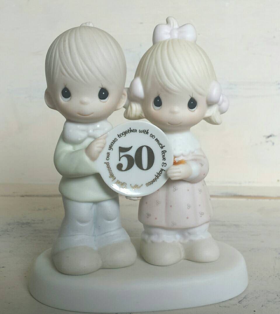 1983 Precious Moments Enesco Jonathan & David 50th Anniversary