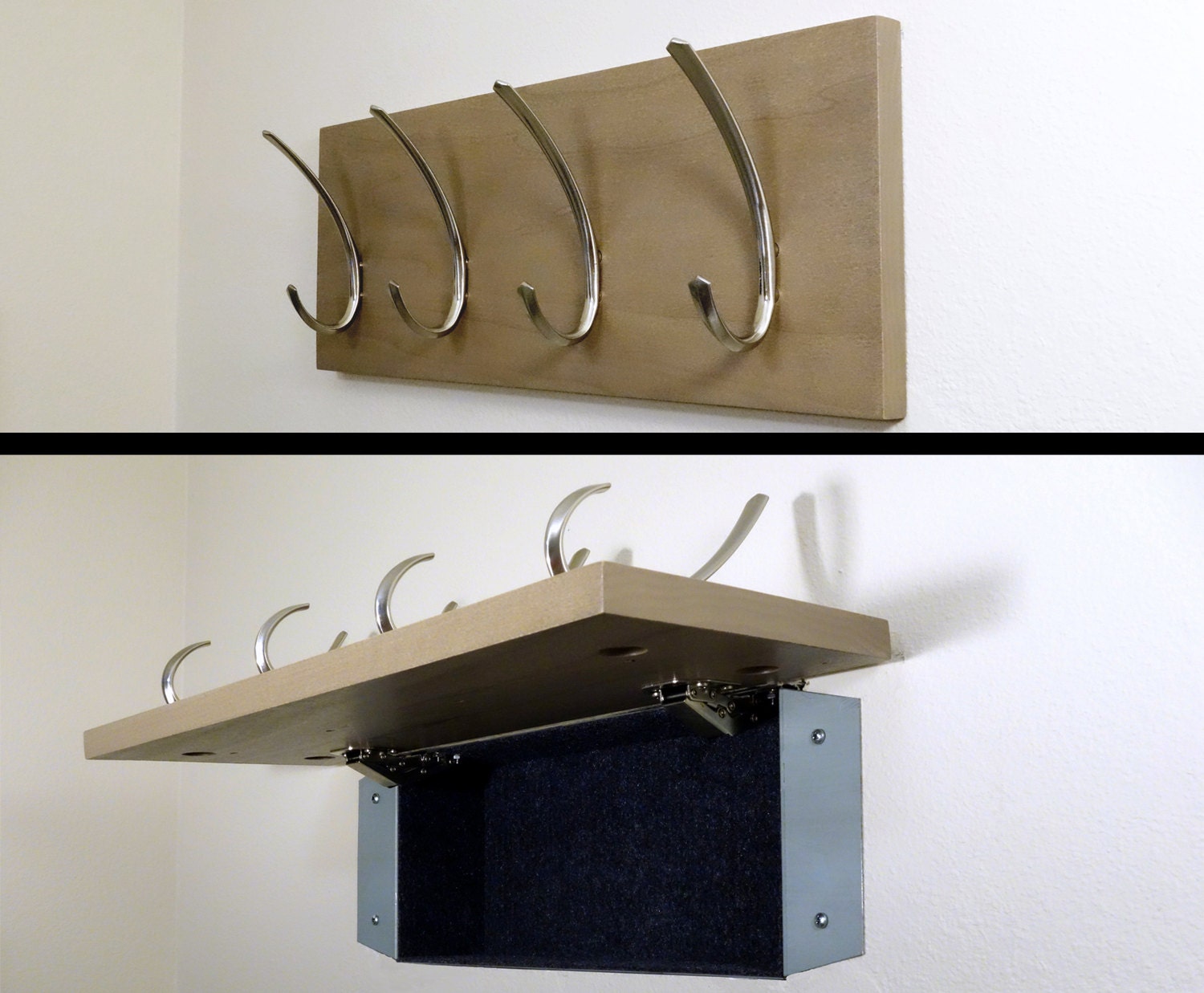 Concealed Coat Rack