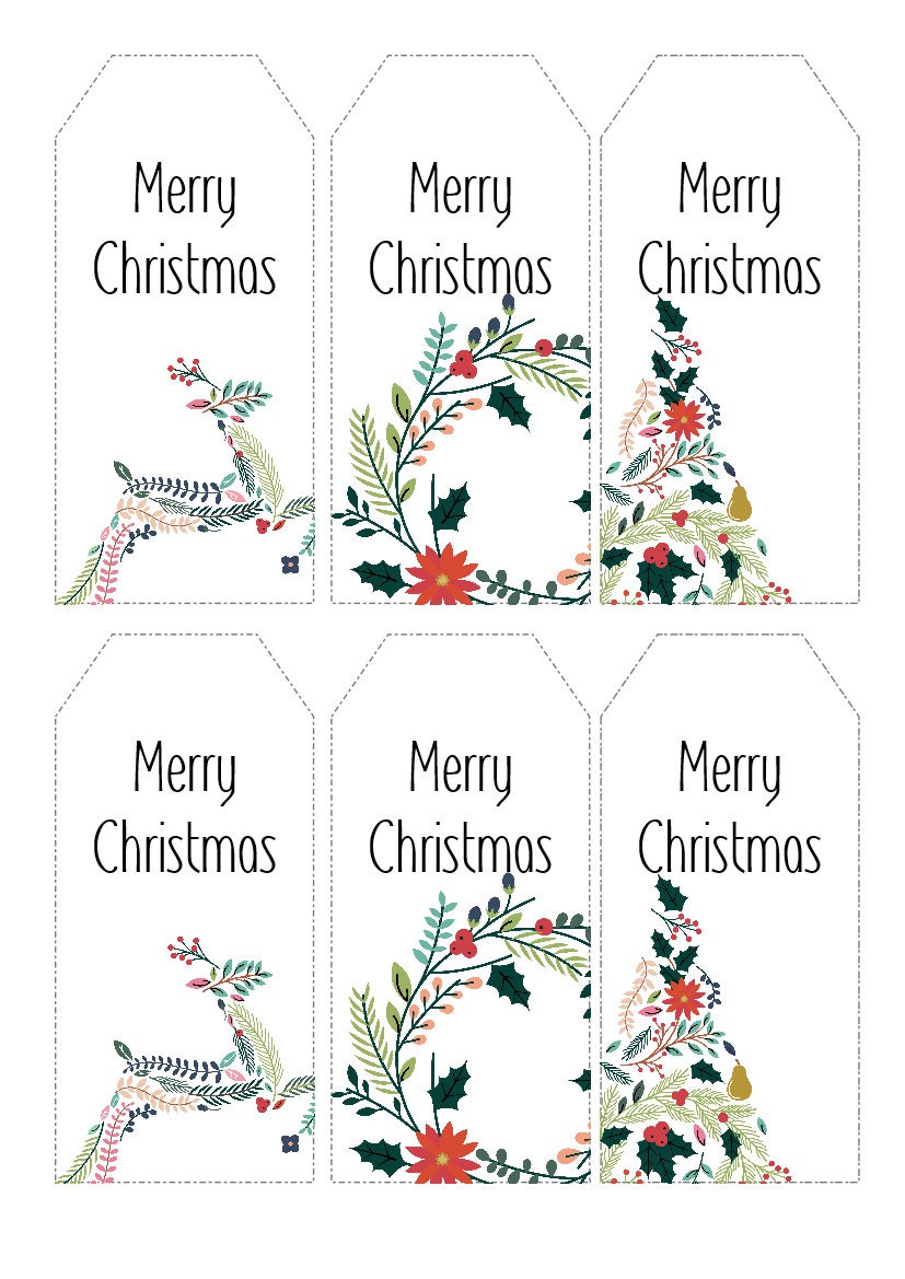 Christmas Gift Tags Printable