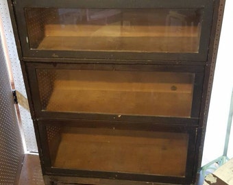 Antique Udell Barrister Bookcase vintage lawyer bookcase
