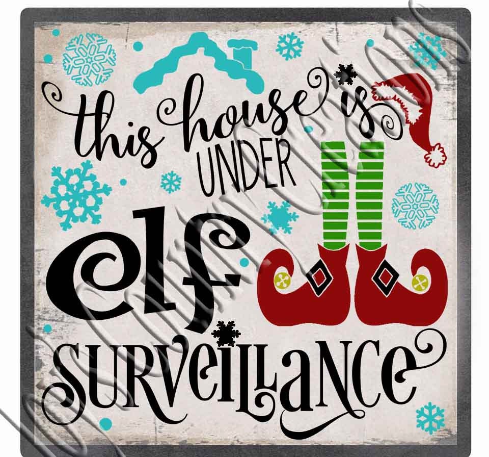 Download This house is under Elf Surveillance SVG PNG JPEG