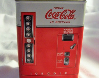 Vintage coke machine | Etsy