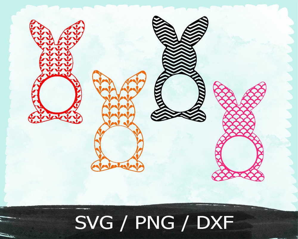 Download Easter Bunny SVG,vinyl easter designs, Cut Files ,Monogram ...