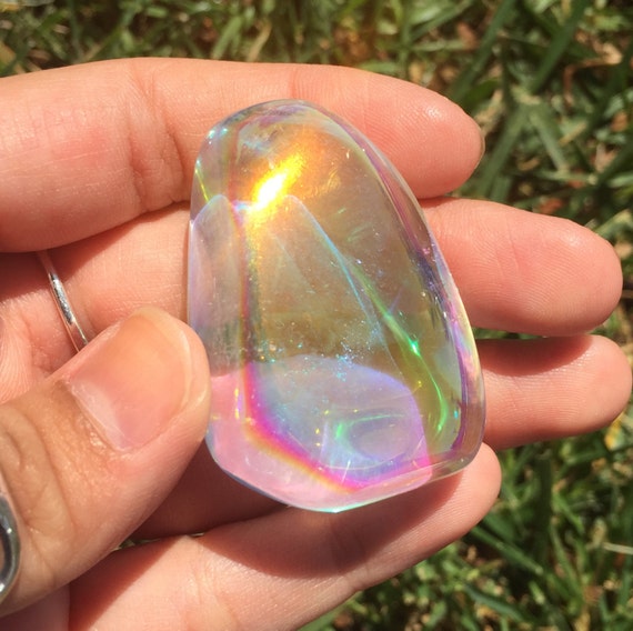 Opal Aura Quartz Crystal 17