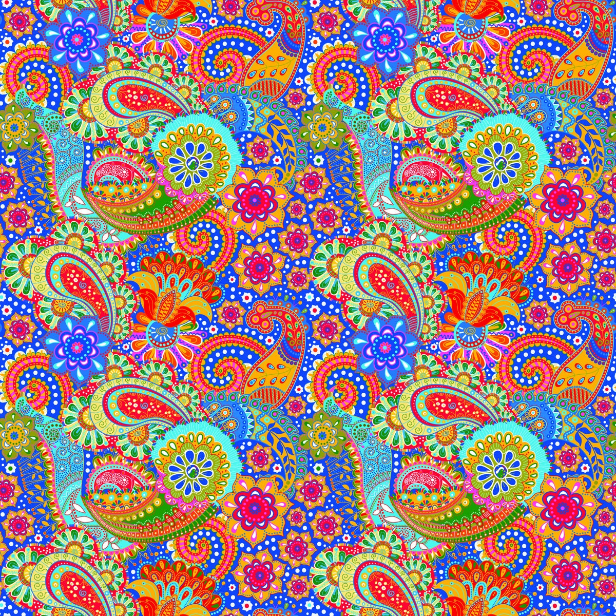 Printed vinyl sheets paisley print HTV by CraftVinylConnection