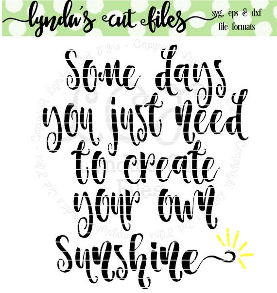 Download Create your own sunshine SVG/DXF/EPS file