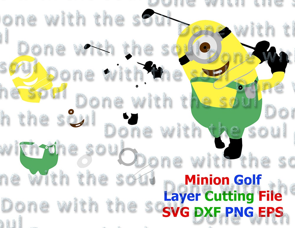 Minion Golf Minion Sport Minion Cutting File Minions