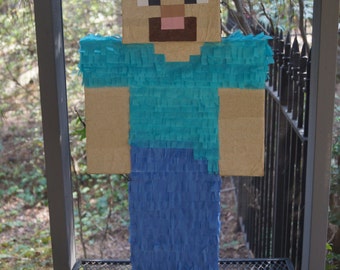 Minecraft Steve Pinata, Minecraft Steve, Minecraft Pinata, Minecraft Piñata, Pinata